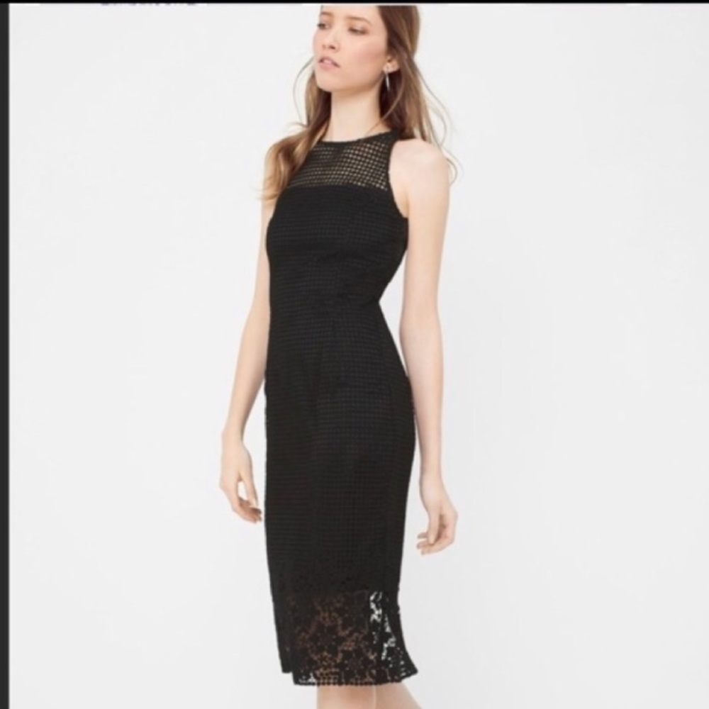 White House black market black dress